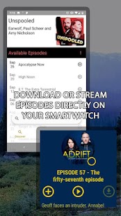 NavCasts - Wear OS Podcasts Of Tangkapan layar