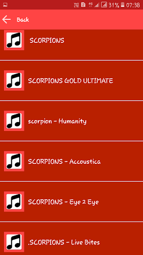 Android application Scorpion Of Memories screenshort