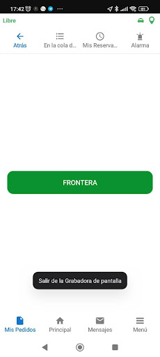 ECOTAXI driver Screen 2