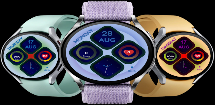 Four Square - Watch Face - New - (Android)