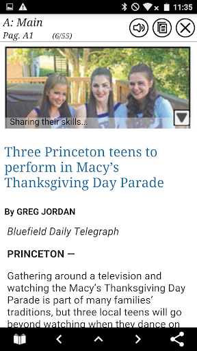 Bluefield Daily Telegraph Screen 2