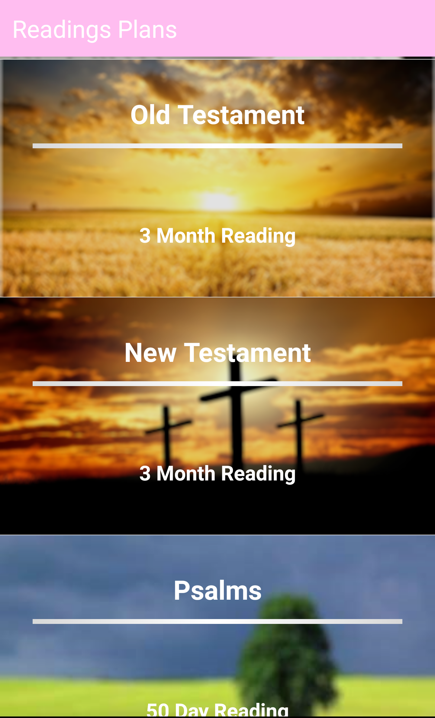 Android application The Holy Bible for Woman screenshort