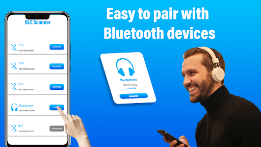 Android application Bluetooth auto connect & Pair screenshort