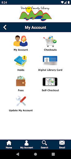 MyVCLibrary Screen 2