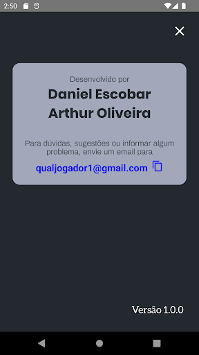 Qual Jogador Screen 3