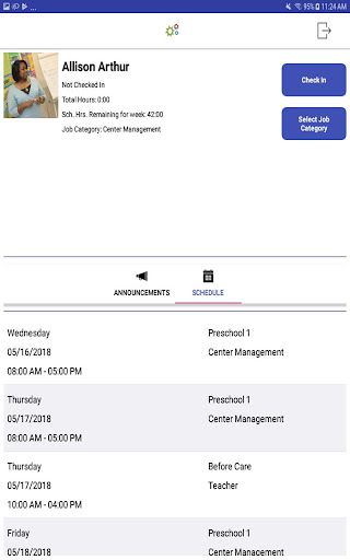 InSite Check-In Screen 3