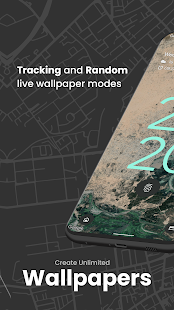 Cartograma - Captura de tela do papel de parede do mapa ao vivo