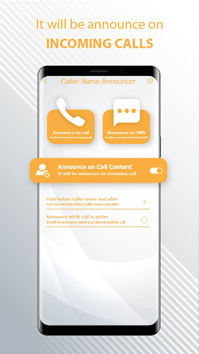 Caller Name Announcer Screen 2
