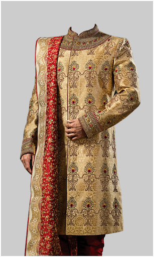 Party Wear Mens Sherwani Dress Screen 3