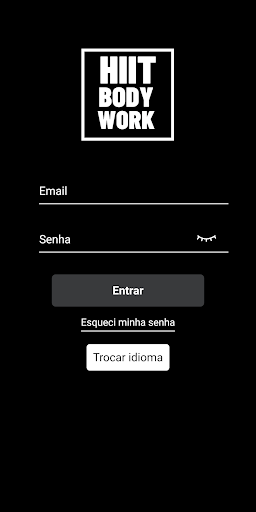 Android application HIIT BODY WORK screenshort