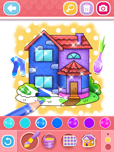 Glitter House coloring and dra photo 11