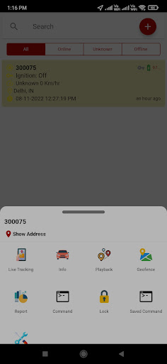 GPS4CAR Screen 3
