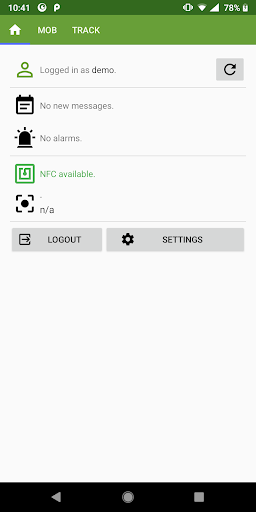TrackSW Mobile (Apps) Screen 2