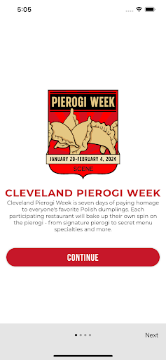 Android application Cleveland Pierogi Week screenshort
