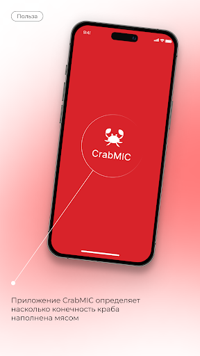Android application CrabMIC screenshort