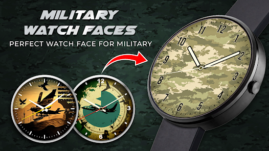 Military Watchface for Wear OS Apps bei Google Play