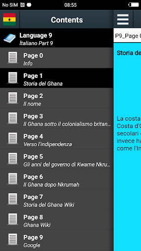 Anteprima dell'app