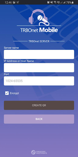 TRBOnet QR Code Generator Screen 3