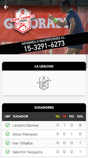 Torneos Pura Gambeta Screen 2
