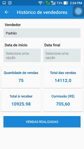 Controle de Estoque e Vendas Screen 3