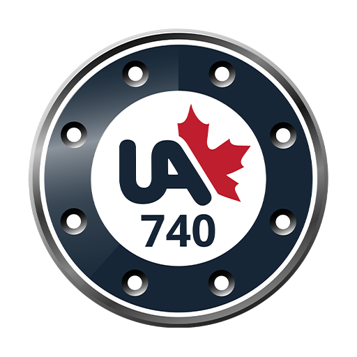 My UA Local 740 logo