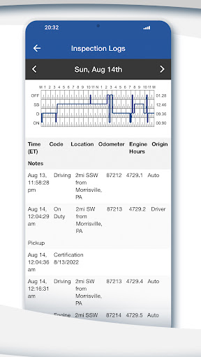 INTERONE LOGS Screen 2