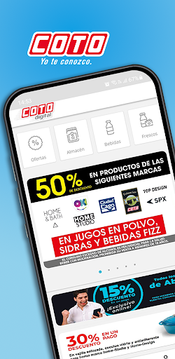 Android application COTO screenshort