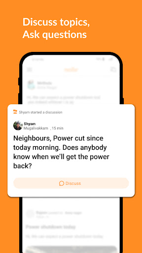 Android application Neibr: Connecting Neighbours screenshort