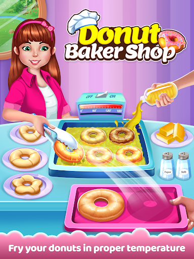 Donut Maker Bake Cooking Games Screen 2
