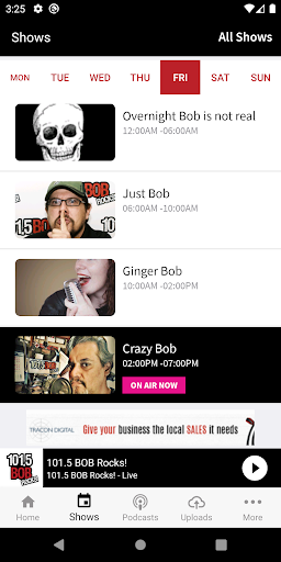 101.5 Bob Rocks Screen 2