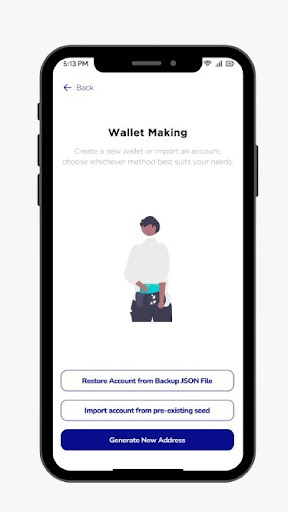 Nagara - Blockchain Wallet Screen 2