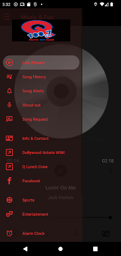 Q 100.7 Screen 3
