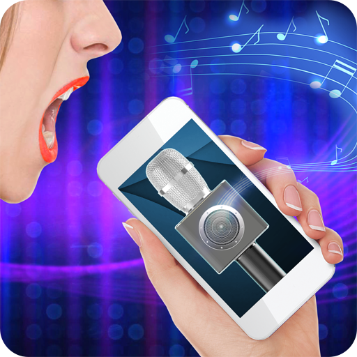 Karaoke Microphone Speaker Sim Logo