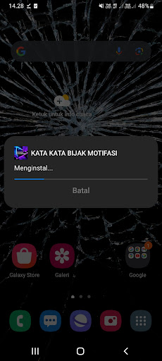 Android application Kata kata bijak motivasi screenshort
