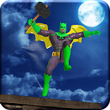 Bat Rope Hero City War Superhero Rescue Mission icon