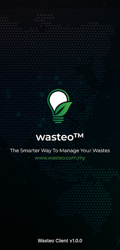 Android application Wasteo Client screenshort