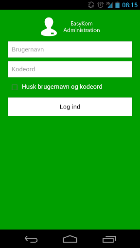 Android application EasyKom Personale screenshort