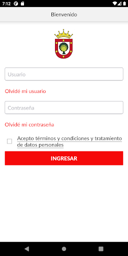 Android application Club Campestre El Bosque screenshort