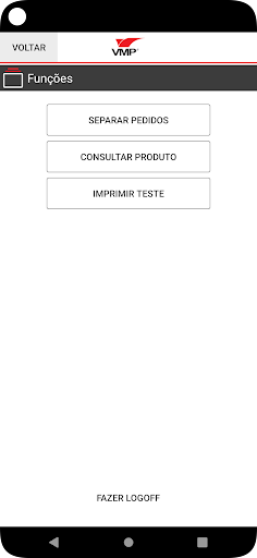 VMP Papeis - Coletor de dados Screen 2