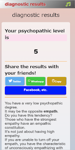 Psychopath Guide: Diagnostic