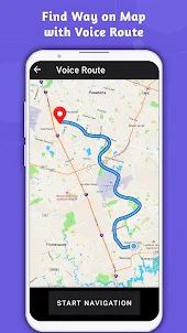 マップ、GPS: ライブ マップ ナビゲーション
