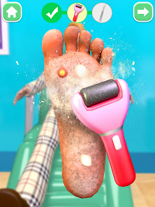 Captura 12 Foot Spa ASMR Feet Care Games android