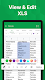 screenshot of XLSX Reader: XLS Viewer Editor