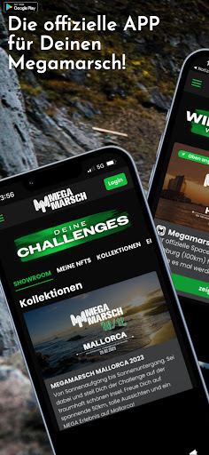 Android application Megamarsch screenshort
