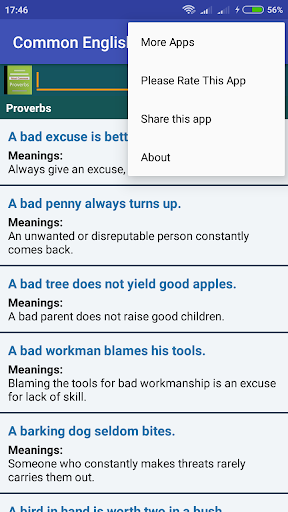 Wow! English Proverbs Screen 2