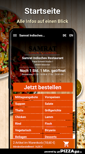 Samrat Indisches Restaurant Mü Screen 2