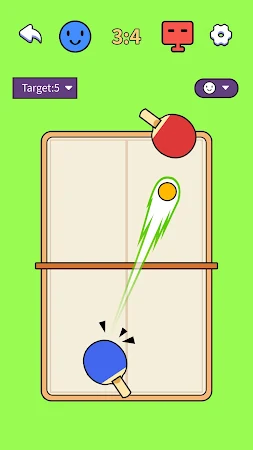Game screenshot テニス ピンポン - 卓球 · テニスゲーム apk download