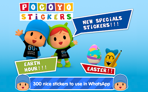 Android application Pocoyo Stickers: Stickers for screenshort