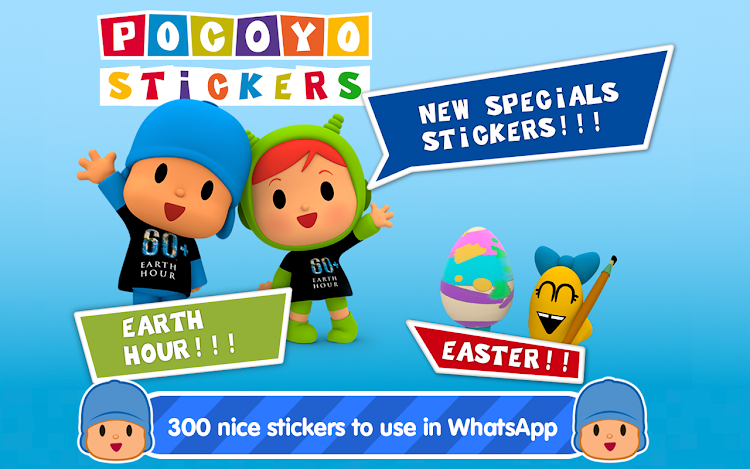 Pocoyo Stickers: Stickers for - 2.0 - (Android)