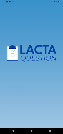 Android application LACTA QUESTION screenshort